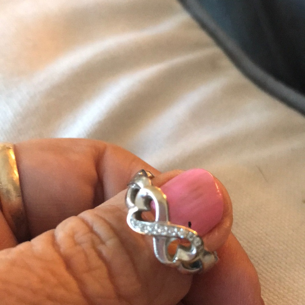Tiffany palamo Picasso 18k white gold w diamonds